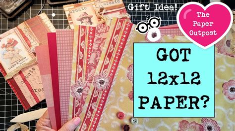 pam paper outpost|Turn a 12x12 Piece of Paper into a .
